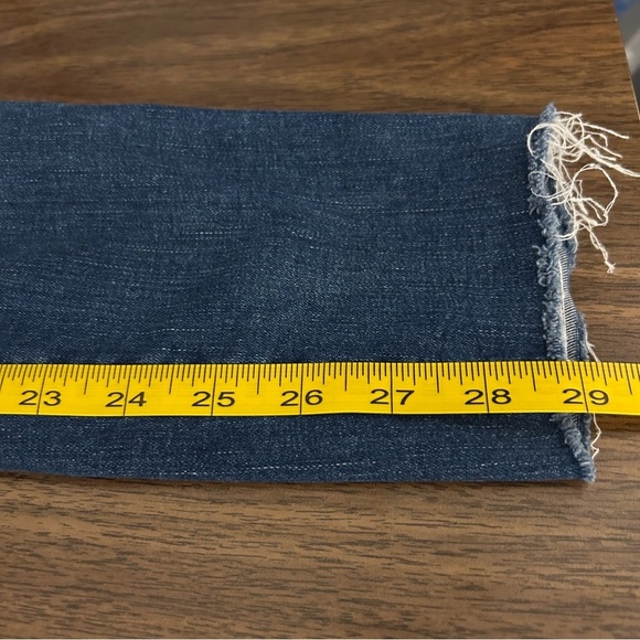 Madewell High Rise Button-Fly Jeans in Denim Blue Size 24 - Picture 10 of 11